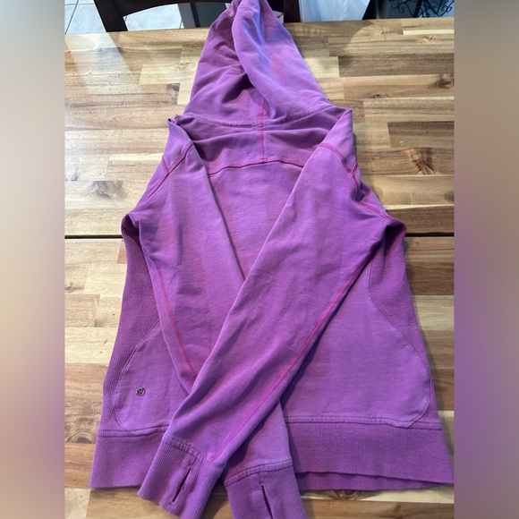 Lululemon  Cotton Fleece Scuba Hoodie Jacket | Size 6 - Picture 6 of 10